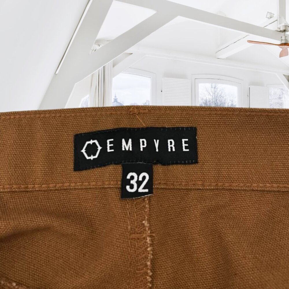 Empyre Vault Carpenter Pants Jeans Rust Brown Size 32 | Utility Workwear Style - Picture 13 of 15